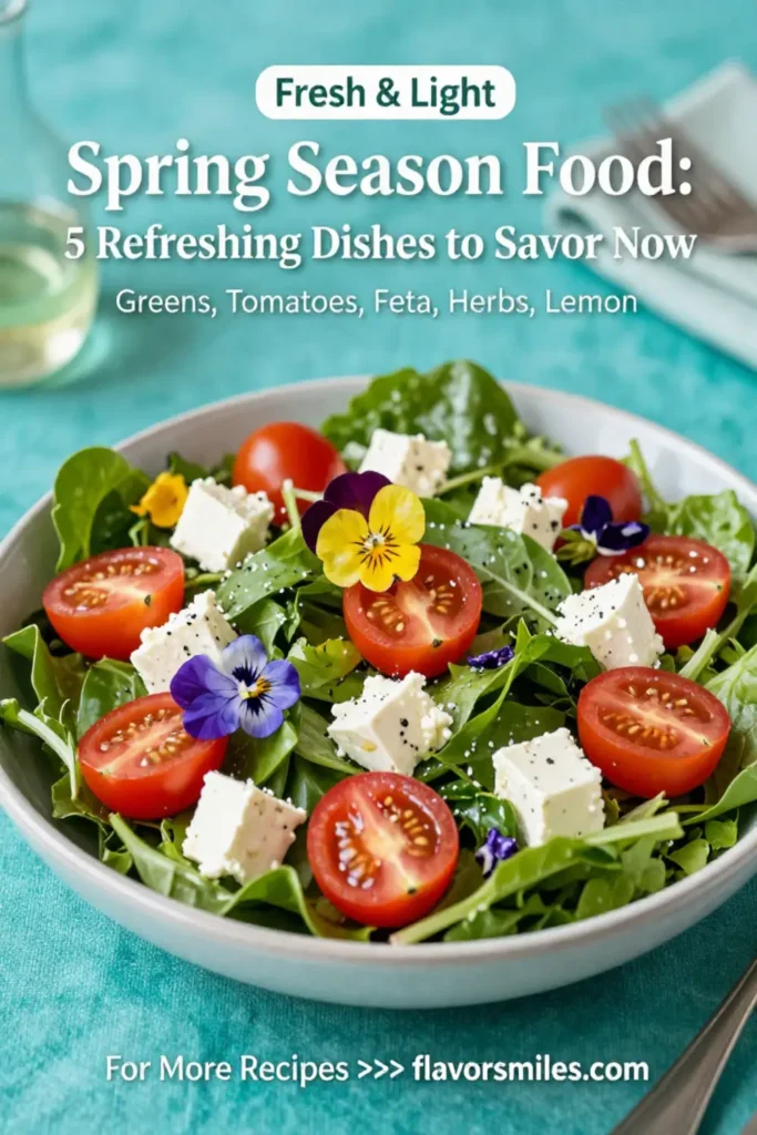 Spring Season Food: 5 Refreshing Dishes to Savor Now