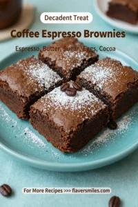 Coffee Espresso Brownies