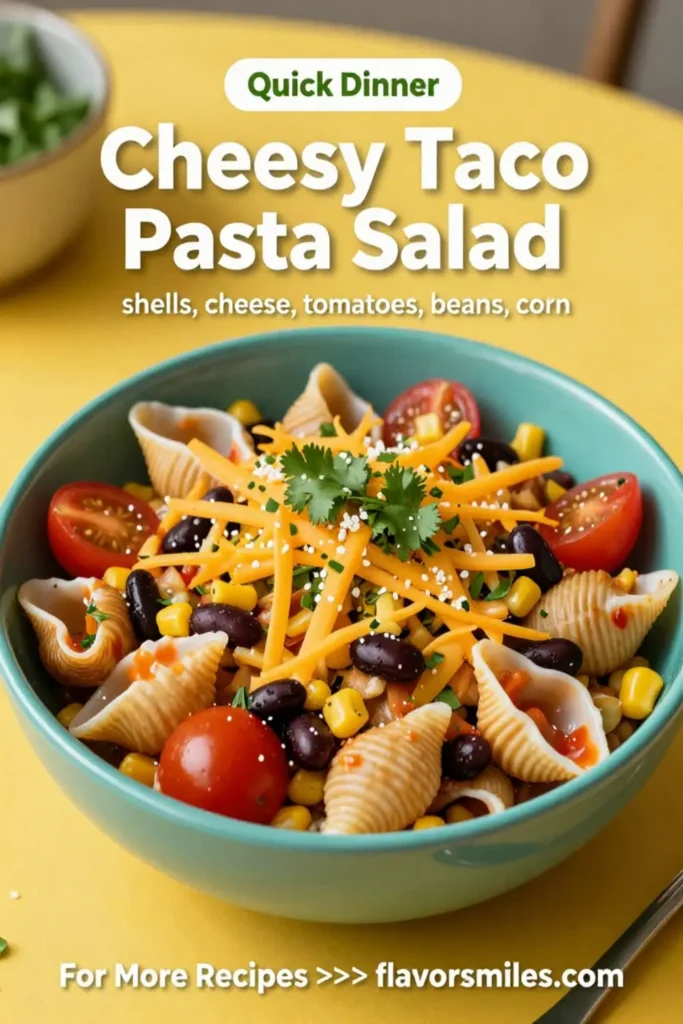 Cheesy Taco Pasta Salad