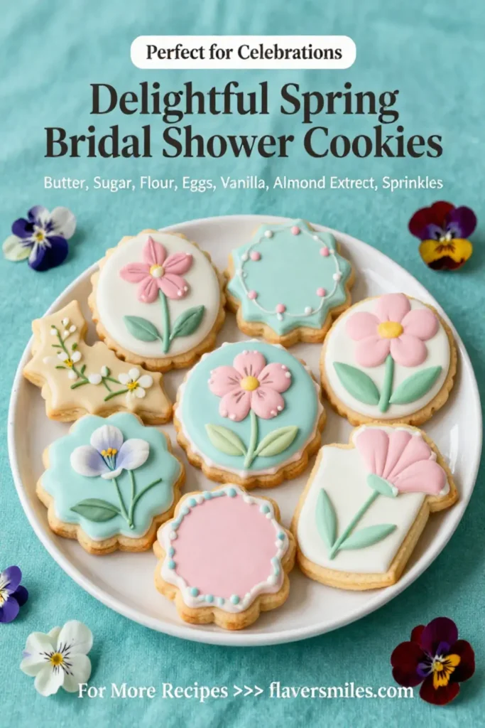 Delightful Spring Bridal Shower Cookies: 7 Sweet Recipes You’ll Adore