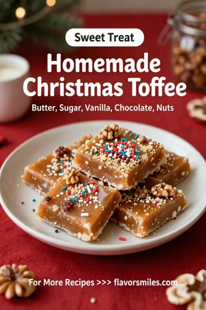 Homemade Christmas Toffee