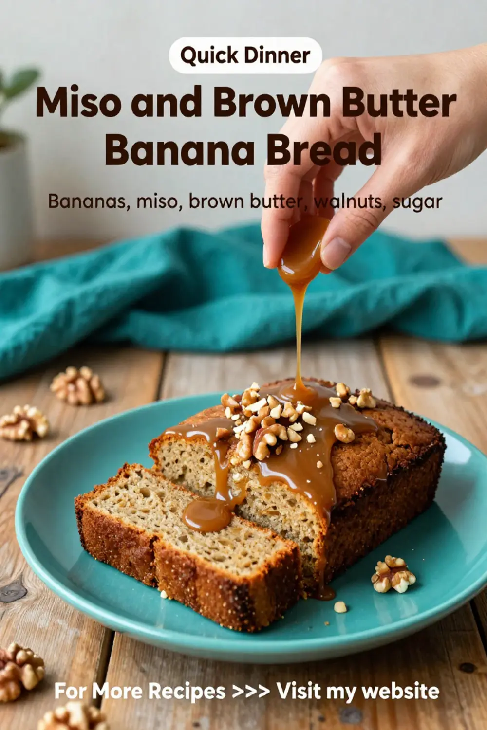 Banana Bread Recipe: Miso and Brown Butter Banana Bread in 35 Minutes