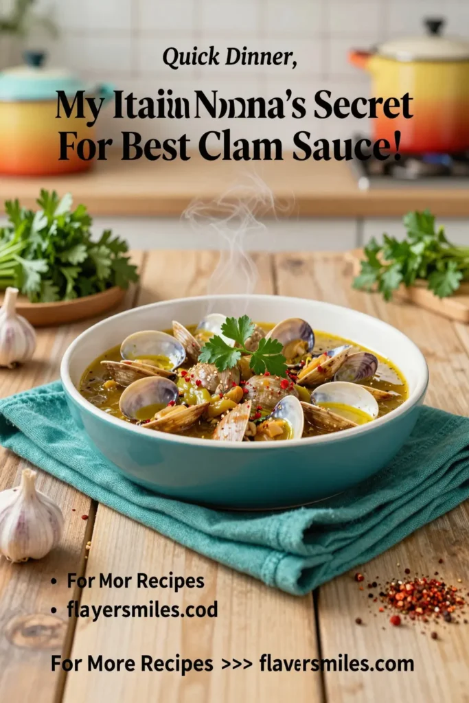 My Italian Nonna'S Secret Recipe For Best Clam Sauce!