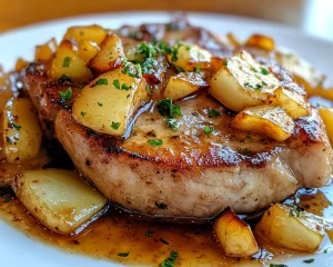 Pork Chop Recipes: Apple and Onion Smothered Pork Chops in 25 Minutes