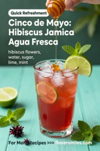 Cinco de Mayo: Hibiscus Jamaica Agua Fresca for Cinco de Mayo in 10 Minutes