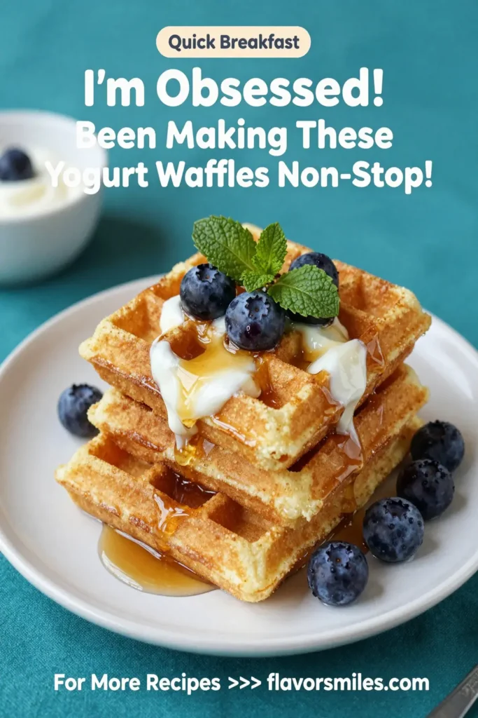 I'm Obsessed! Been Making These Yogurt Waffles Non-Stop!