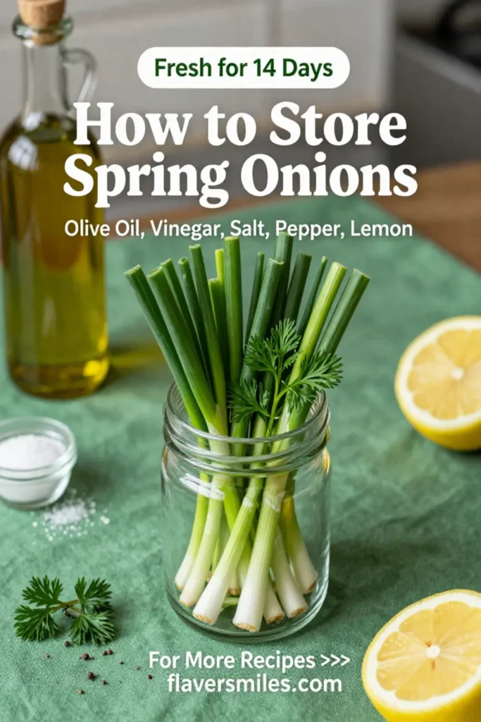 How to Store Spring Onions for 14 Days of Freshness