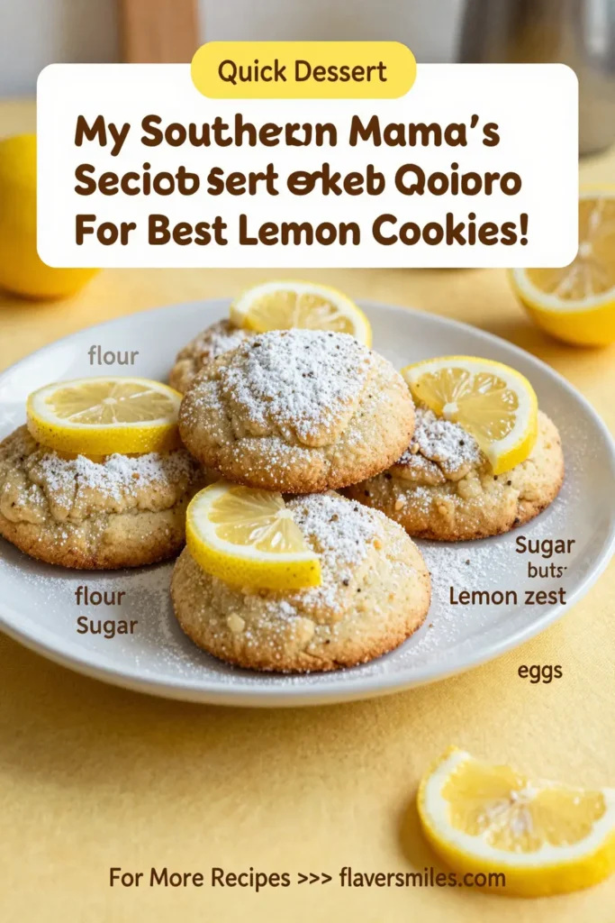 My Southern Mama'S Secret Recipe For Best Lemon Cookies!