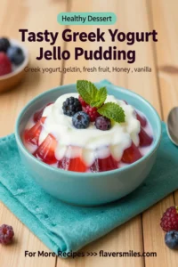Tasty Greek Yogurt Jello Pudding