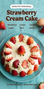 Strawberry Cream Cake