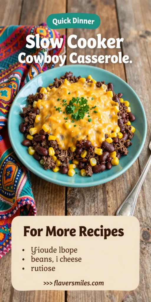 Slow Cooker Cowboy Casserole