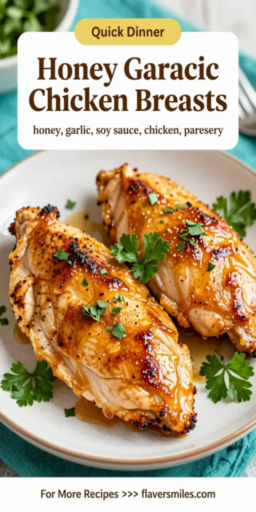 Honey Garlic Chicken Breasts