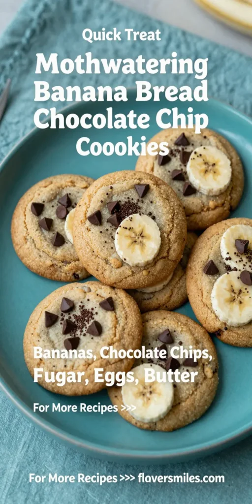 Mouthwatering Banana Bread Chocolate Chip Cookies