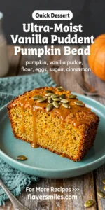 Ultra-Moist Vanilla Pudding Pumpkin Bread