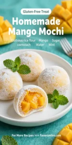 Homemade Mango Mochi