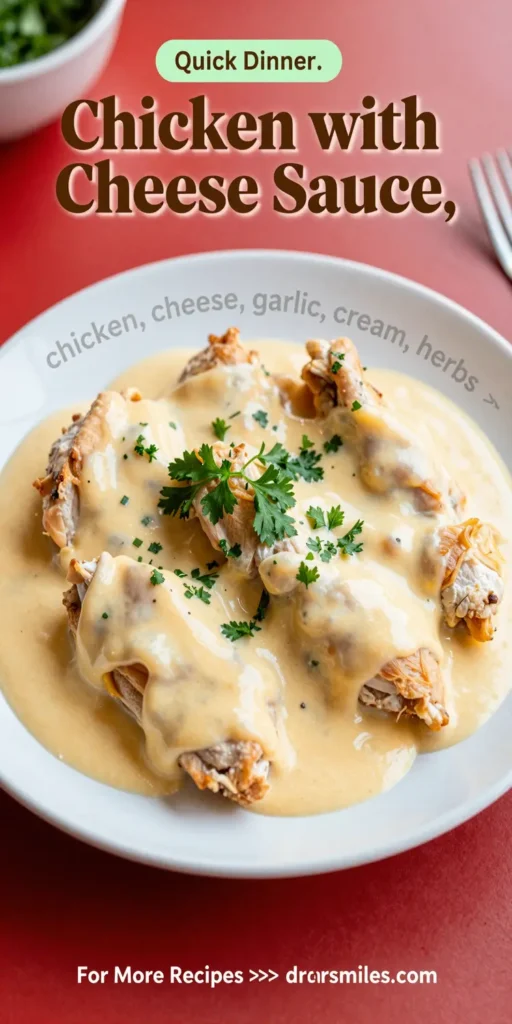 Chicken with Cheese Sauce