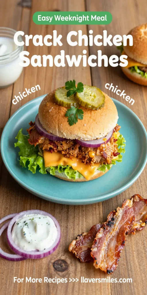 Crack Chicken Sandwiches