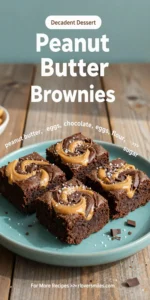 Peanut Butter Swirl Brownies