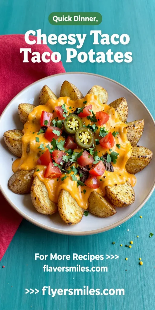 Cheesy Taco Potatoes