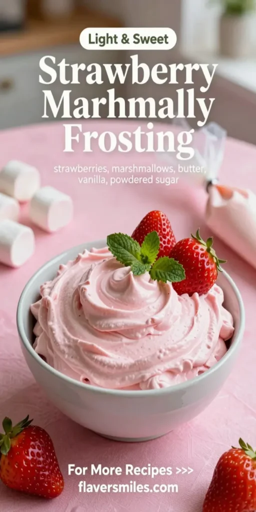 Strawberry Marshmallow Frosting