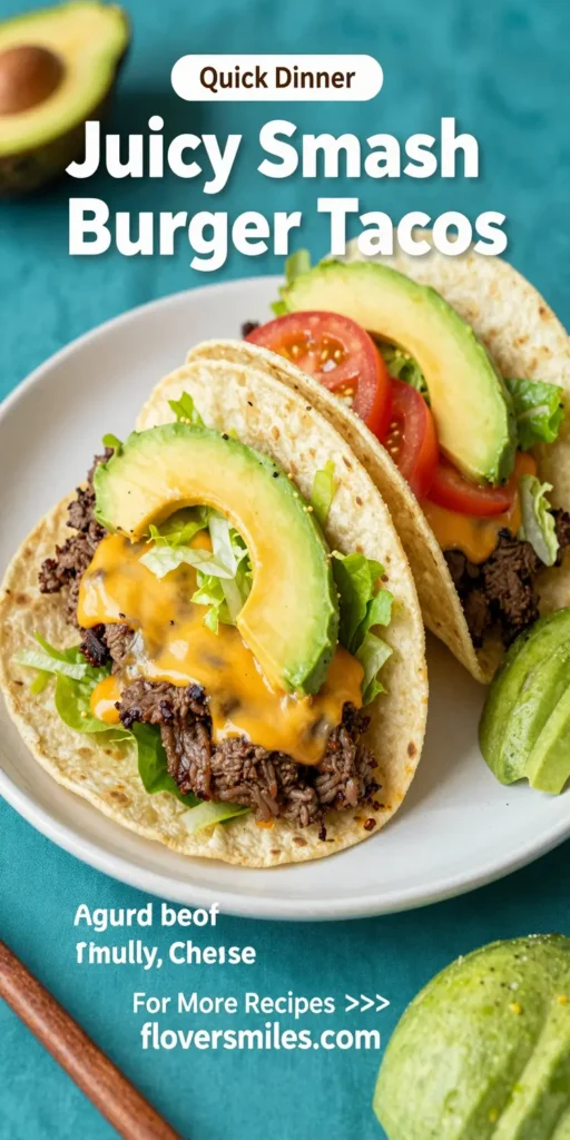 Juicy Smash Burger Tacos