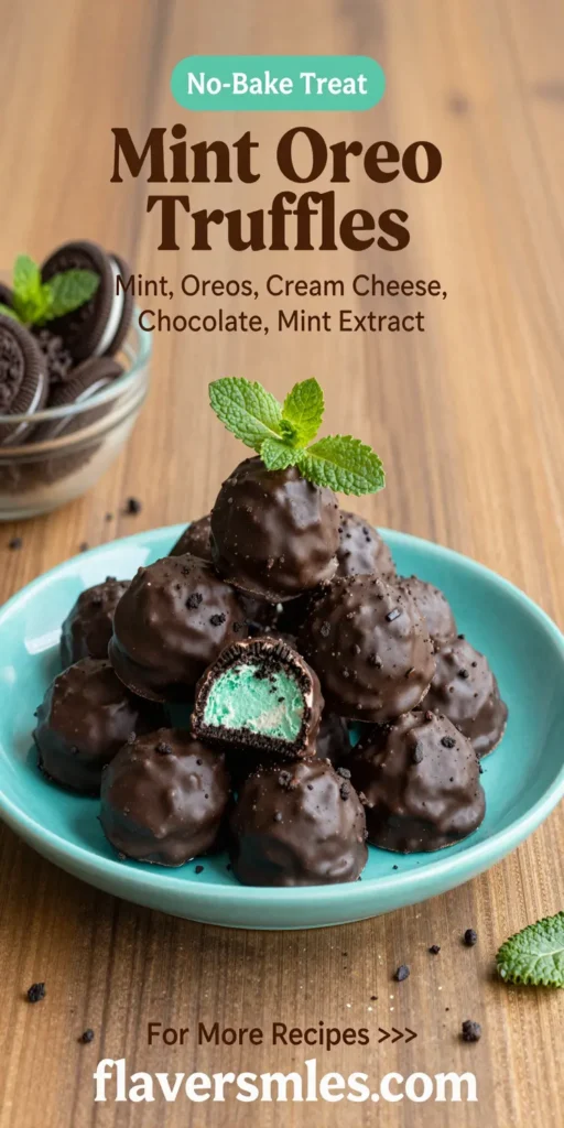 Mint Oreo Truffles