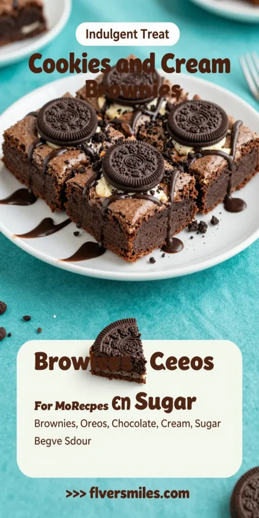 Cookies and Cream Brownies