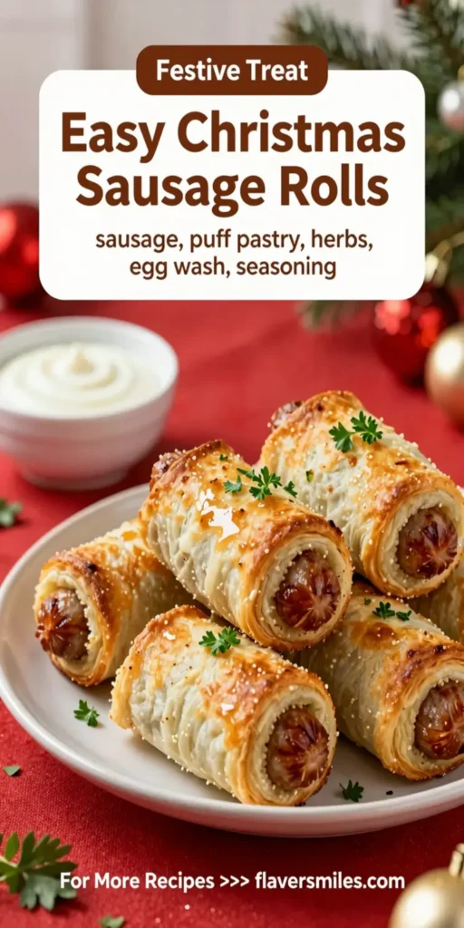 Easy Christmas Sausage Rolls