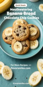 Mouthwatering Banana Bread Chocolate Chip Cookies