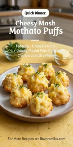Cheesy Mashed Potato Puffs