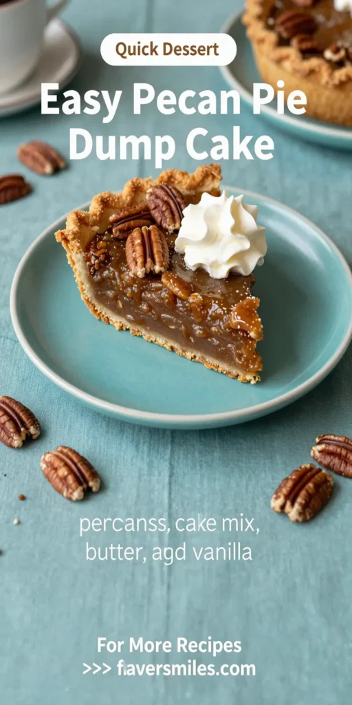 Easy Pecan Pie Dump Cake
