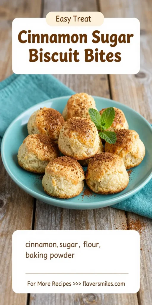 Cinnamon Sugar Biscuit Bites Recipe