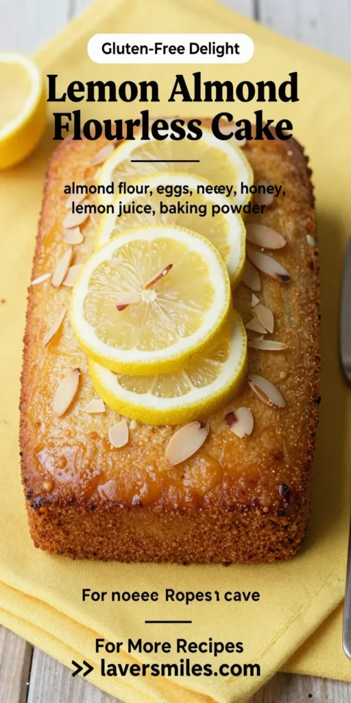 Lemon Almond Flourless Cake
