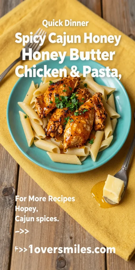 Spicy Cajun Honey Butter Chicken & Pasta
