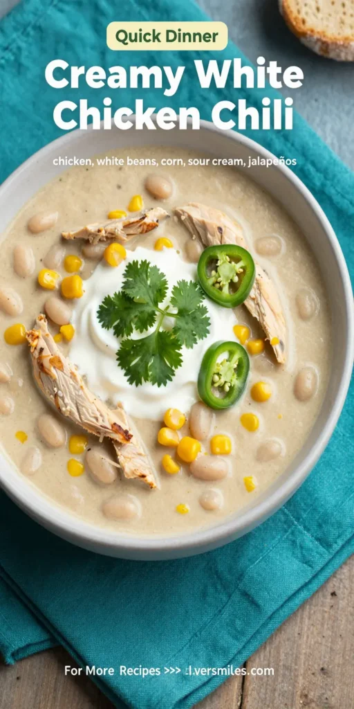 Creamy White Chicken Chili