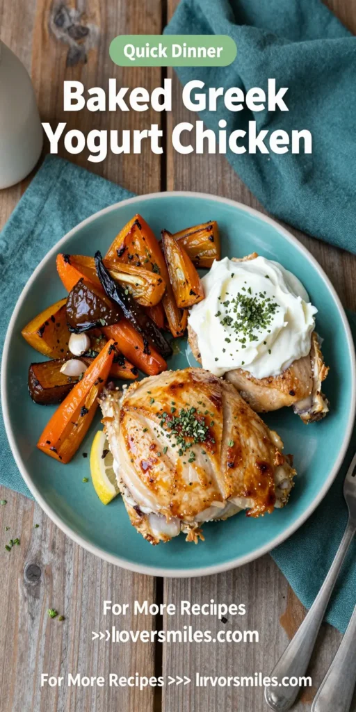 Baked Greek Yogurt Chicken