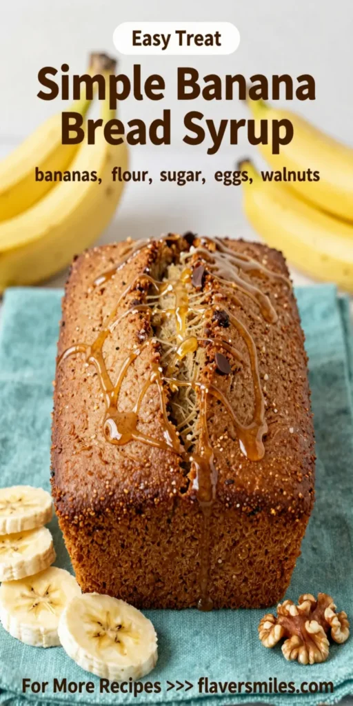 Simple Banana Bread Syrup