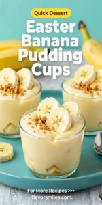 Easter Banana Pudding Cups
