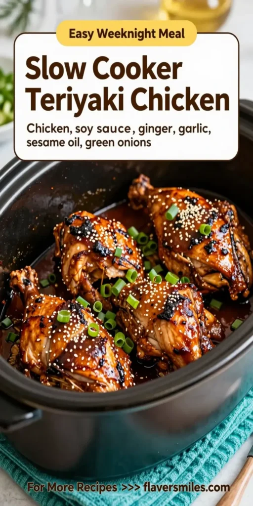 Slow Cooker Teriyaki Chicken