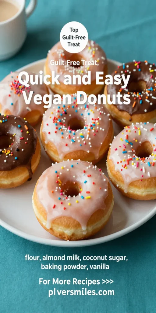 Quick and Easy Vegan Donuts