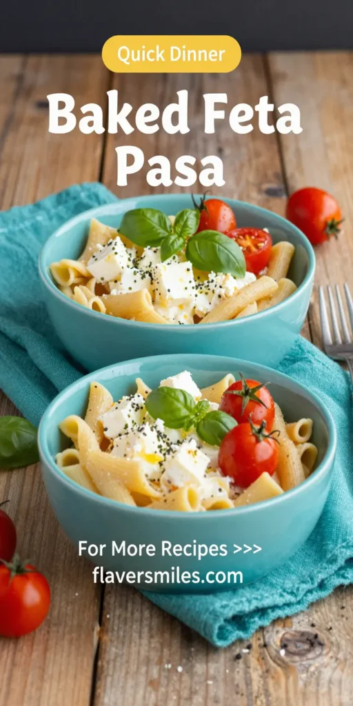 Baked Feta Pasta
