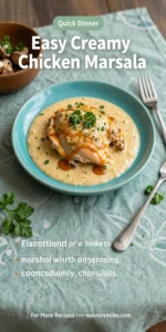 Easy Creamy Chicken Marsala