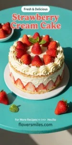 Strawberry Cream Cake