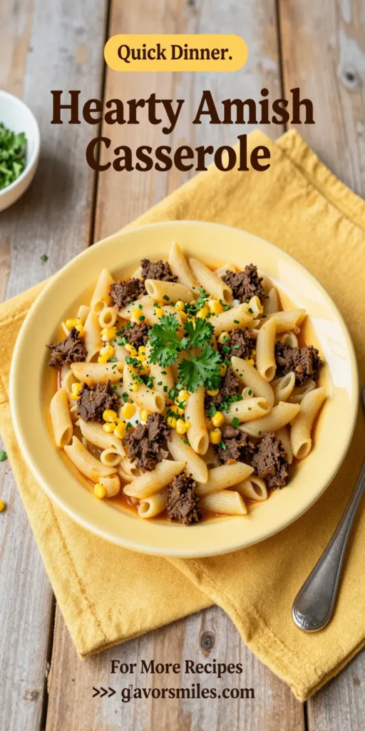 Hearty Amish Casserole