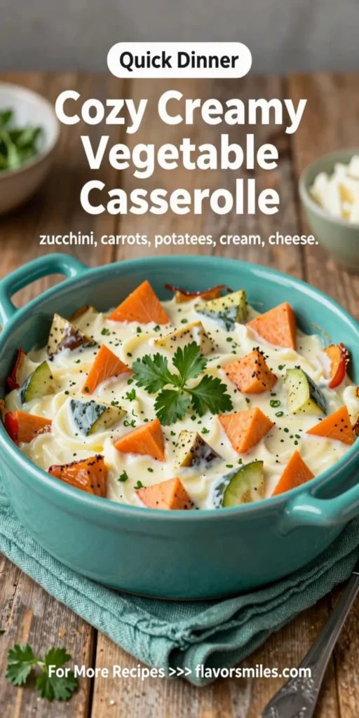 Cozy Creamy Vegetable Casserole