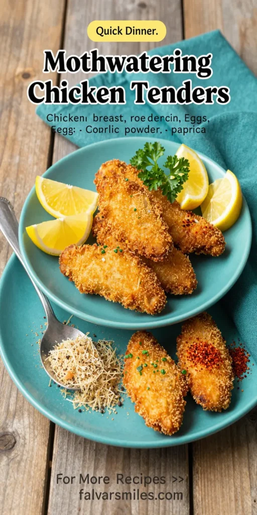Mouthwatering Chicken Tenders