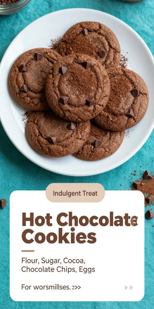 Hot Chocolate Cookies