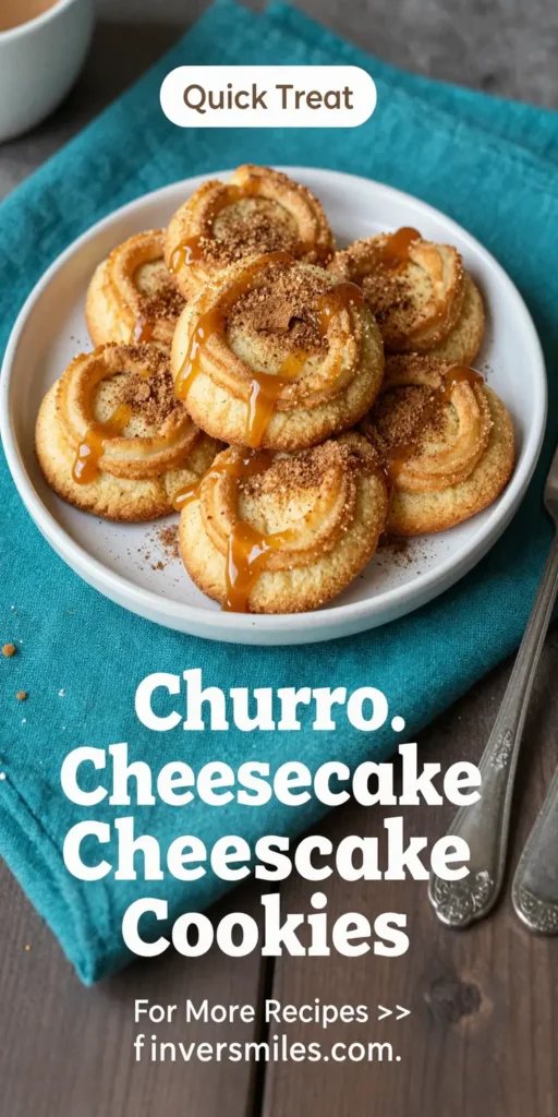 Churro Cheesecake Cookies