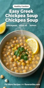 Easy Greek Chickpea Soup (Revithia)