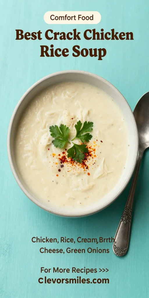 Best Crack Chicken Rice Soup